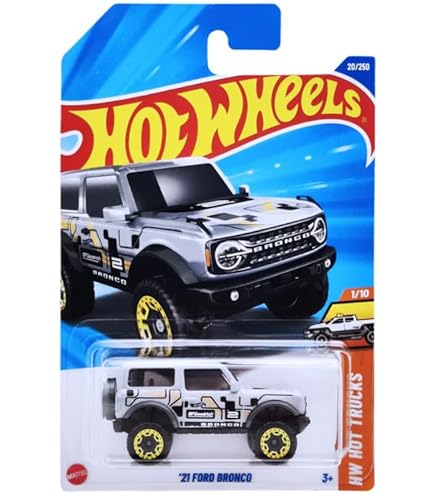 Hot Wheels 21 Ford Bronco HW Hot Trucks Ages 3 and Up 20/250